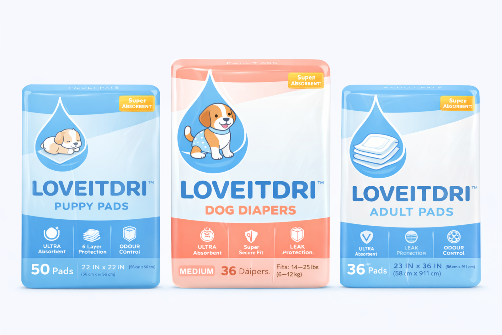 Lovitdri Product Bag Designs